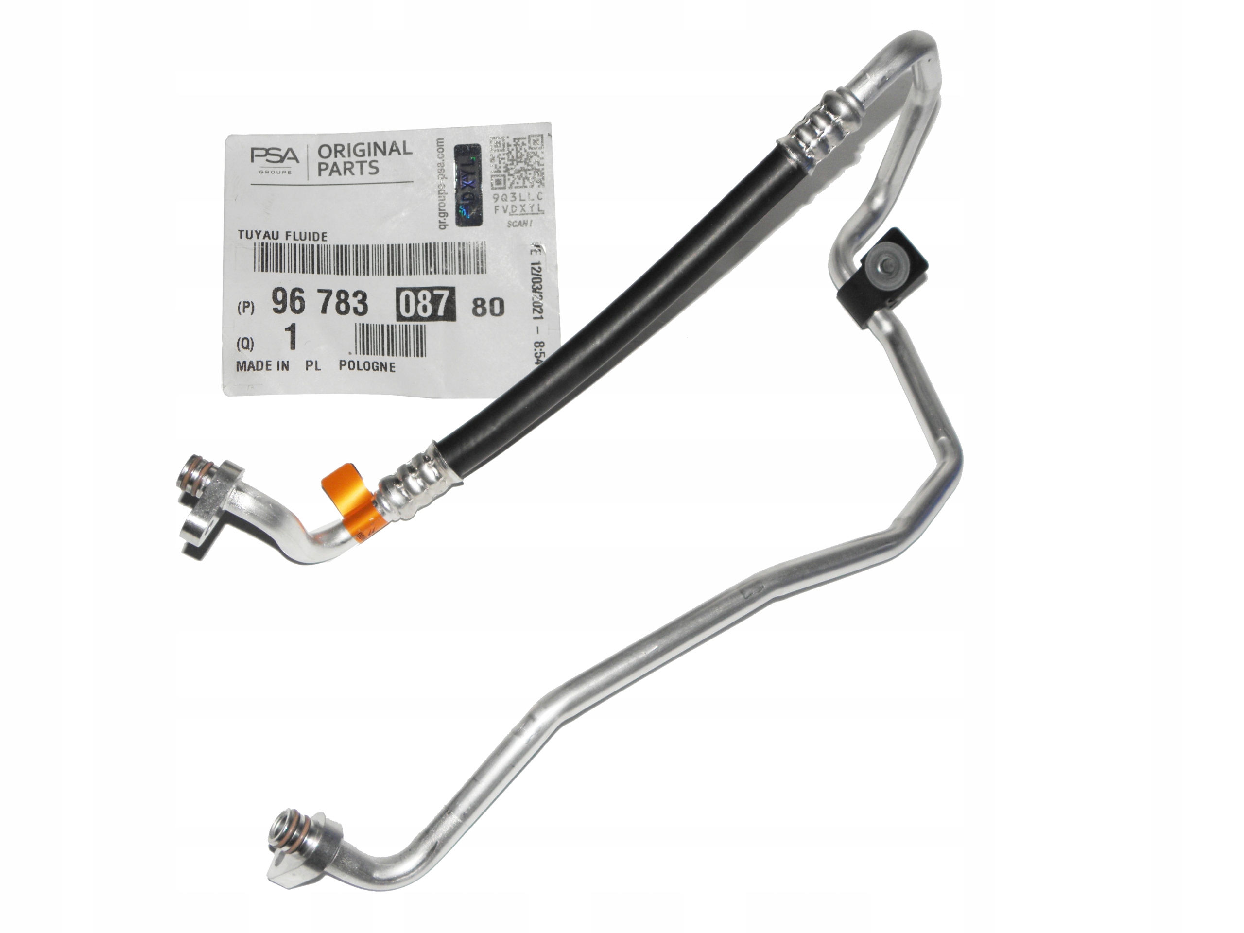 PRZEWOD KLIMATYZACJI C3 II DS3 C4 CACTUS 208 2008 Part number 9678308780