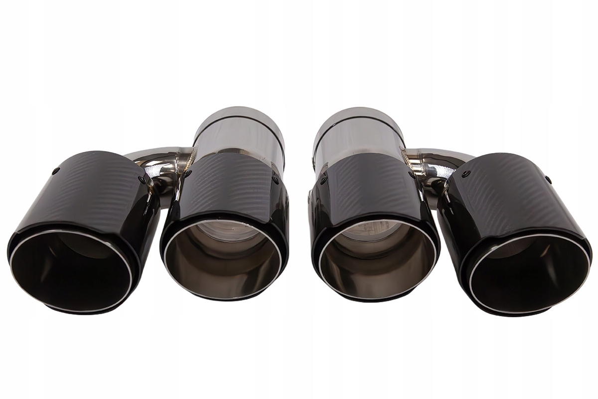 Koncovka tlmiča Typ: 06 89 mmx2 vstup 76 mm Carbon Gloss Sada