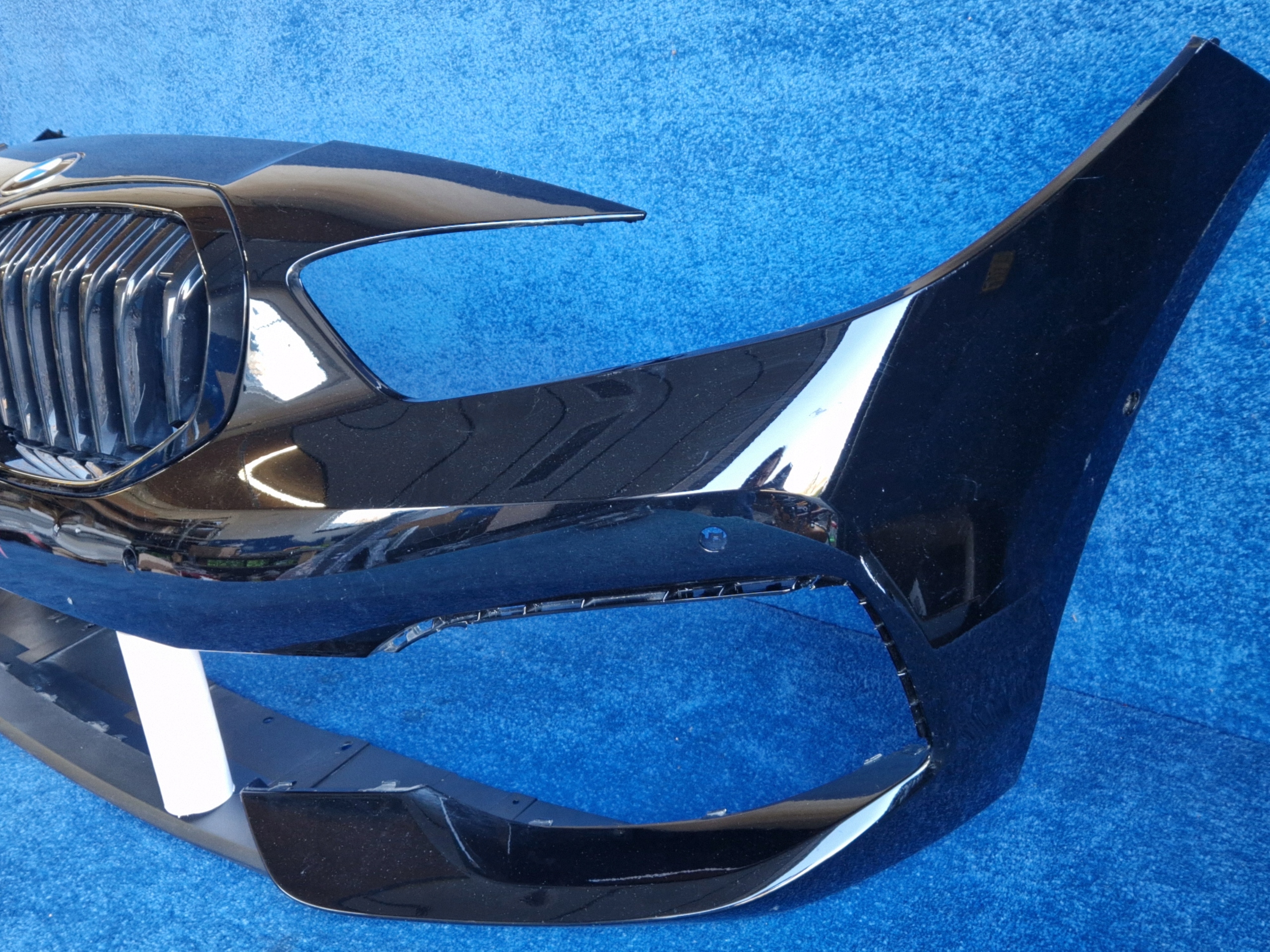 BMW 1 F40 bumper front front black DO LAKIEROWANIA 51117459708