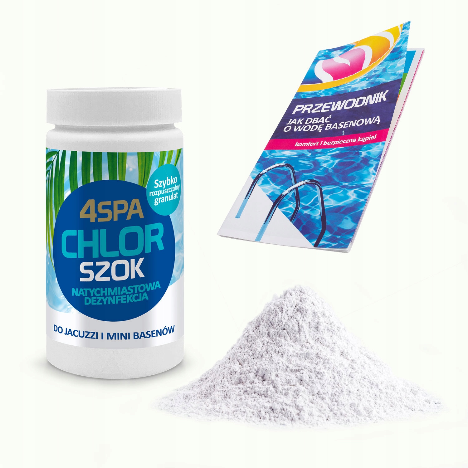 CHLOR SZOK DO BASENU CHEMIA DO BASENU 1KG GRATIS