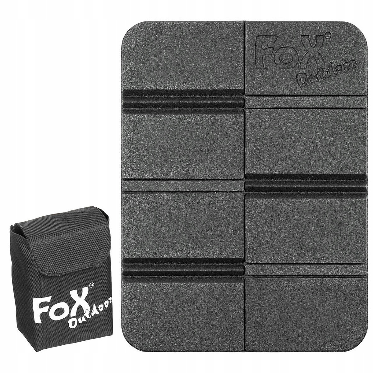 Siedzisko Termomata Składana Fox Outdoor czarny