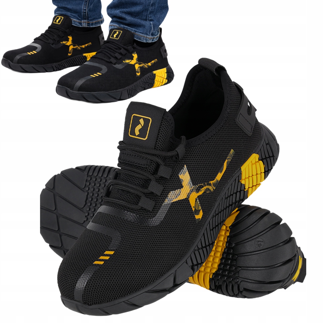 Buty robocze półbuty Sportowe oddychające Z Noskiem antypoślizgowe kevlar