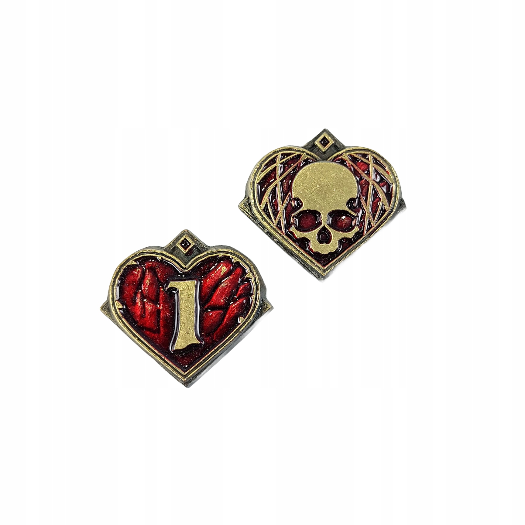 ŻYĆKO 1 ZŁOTA METALOWA MONETA ŻYCIE HEALTH SANITY POCZYTALNOŚĆ 1 SZT RPG