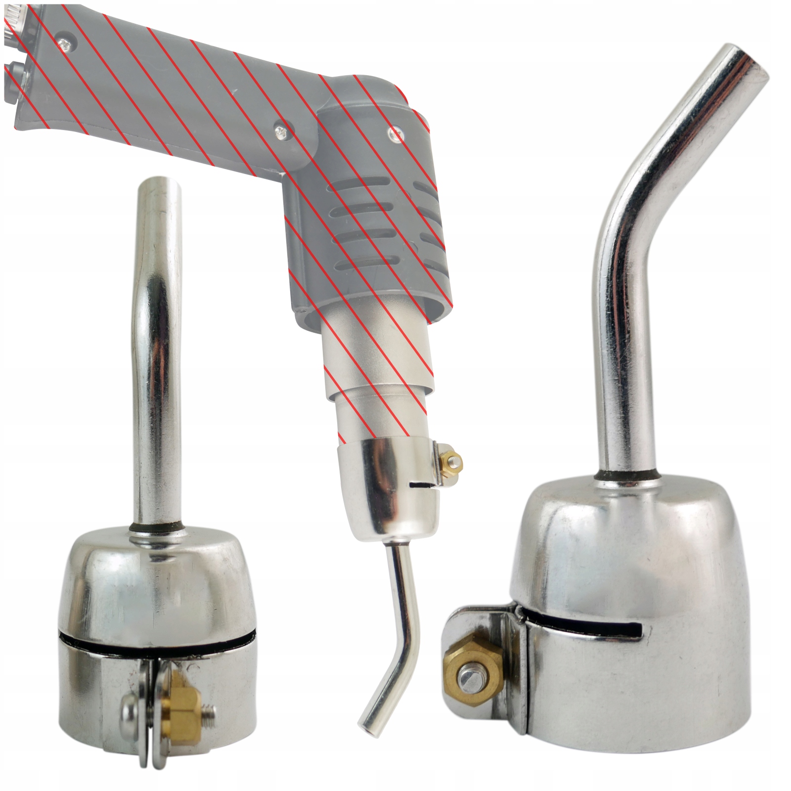 Tryska pro svařování plastů svářečkou Bosite S2 Krátká Zahnutá 60mm 5mm