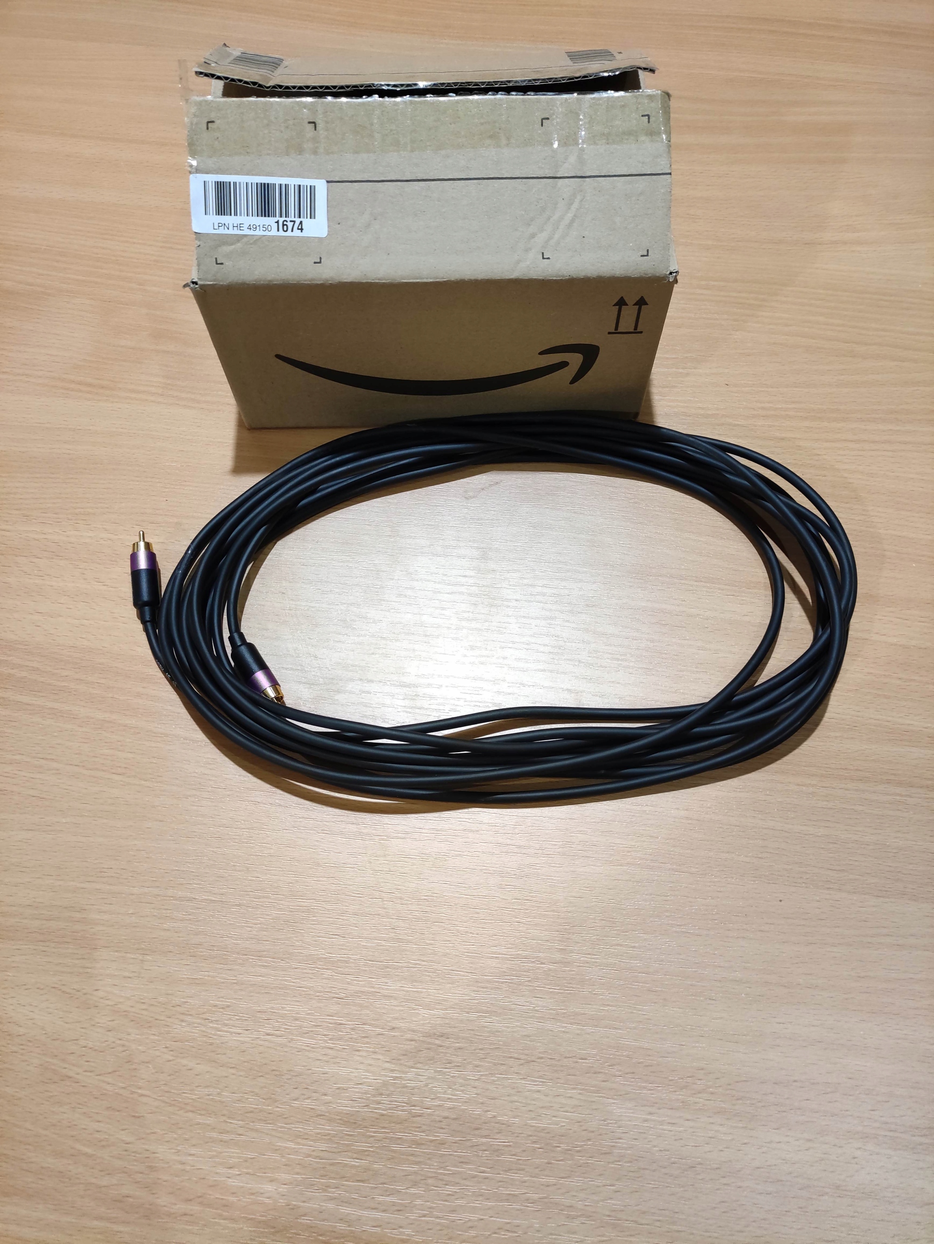 Kabel do subwooferów Amazon PBH-19090 standardowy (RCA - RCA) 7,6 m Kod producenta PBH-19090