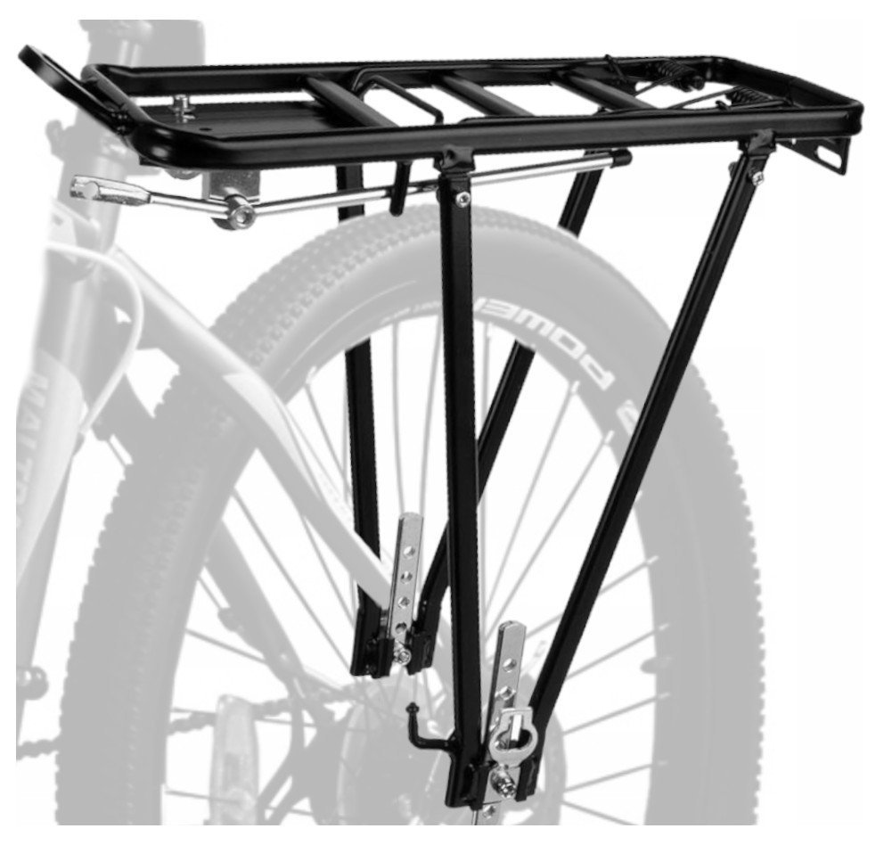 BAGAŻNIK ROWEROWY TYLNY NA ROWER ALUMINIOWY WYTRZYMAŁY 35KG UNIWERSALNY Model R99