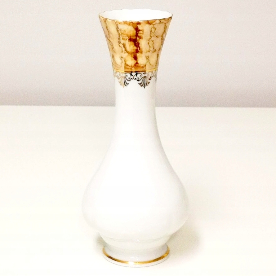 

014 Iwona Wazon 24 Porcelana Malcer Brown&gold
