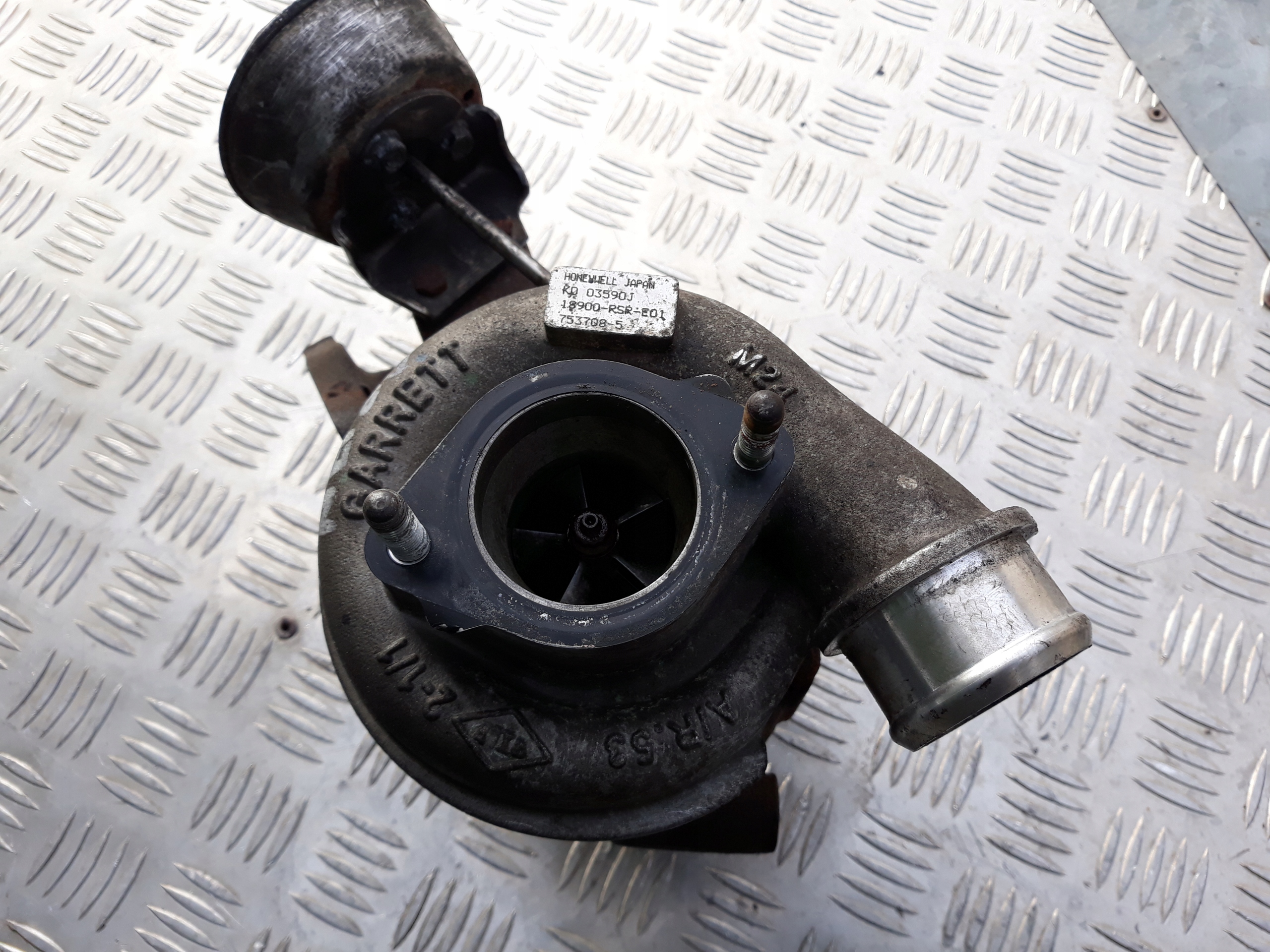 18900-RSR-E01 - ТУРБОКОМПРЕССОР HONDA CIVIC VIII ACCORD 2.2 И-CTDI