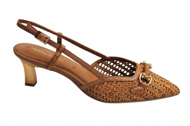 Dámské ažurové lodičky Tamaris 1-29634-44 305 Cognac vel. 40 Kačenka