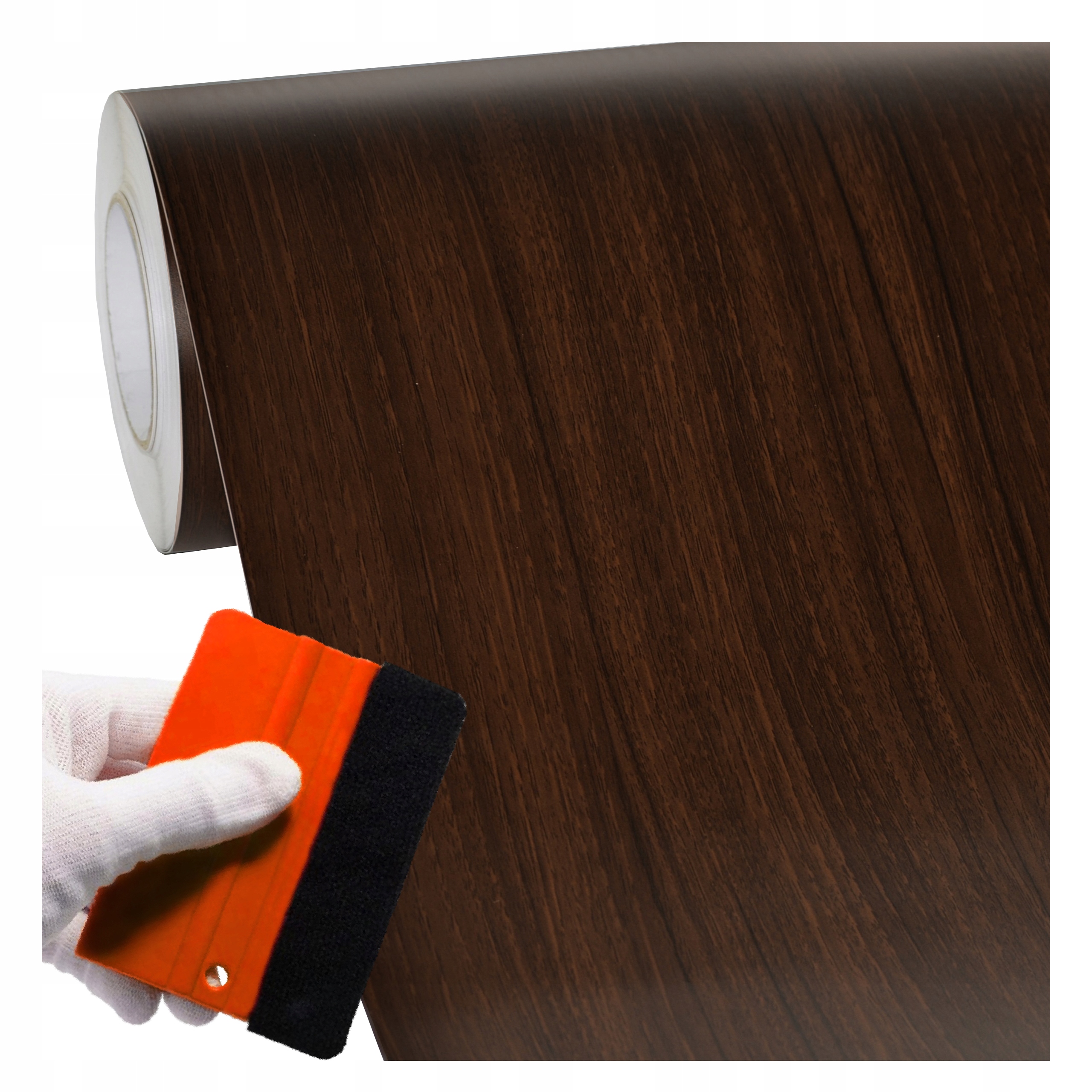 Nábytková dýha Samolepicí 60 x 500 cm Dveře Pracovní deska Silná struktura Dřevo