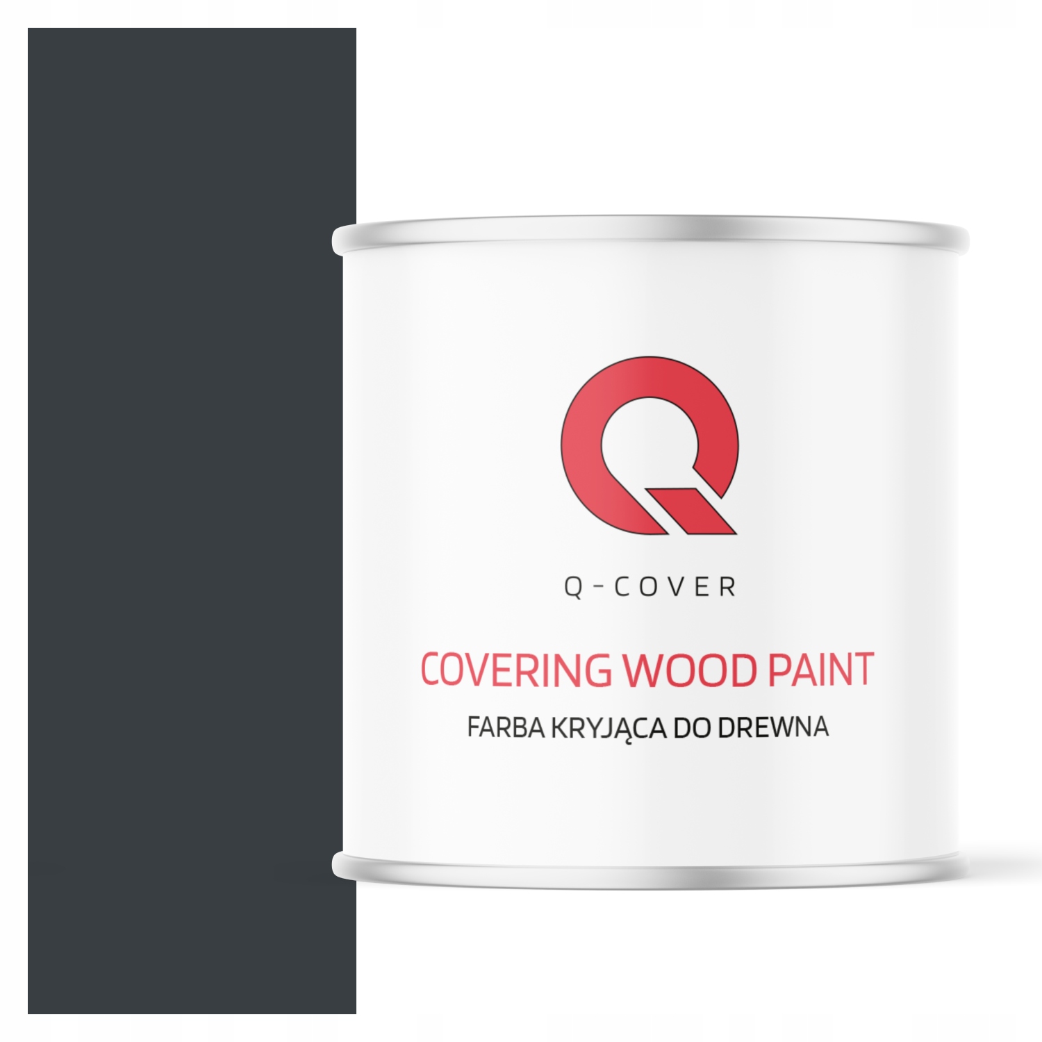 Farba Do Drewna Kryjąca Drzwi Renowacji Osb Ral 7016 Antracyt Satyna 2.5L