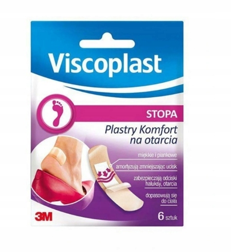 

Viscoplast, Plastry Komfort Mix na otarcia, 6 szt