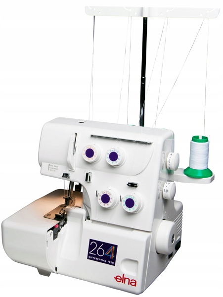 OWERLOK ELNA 264d 3,4 nitkowy + GRATISY +NICI Kod producenta 264D
