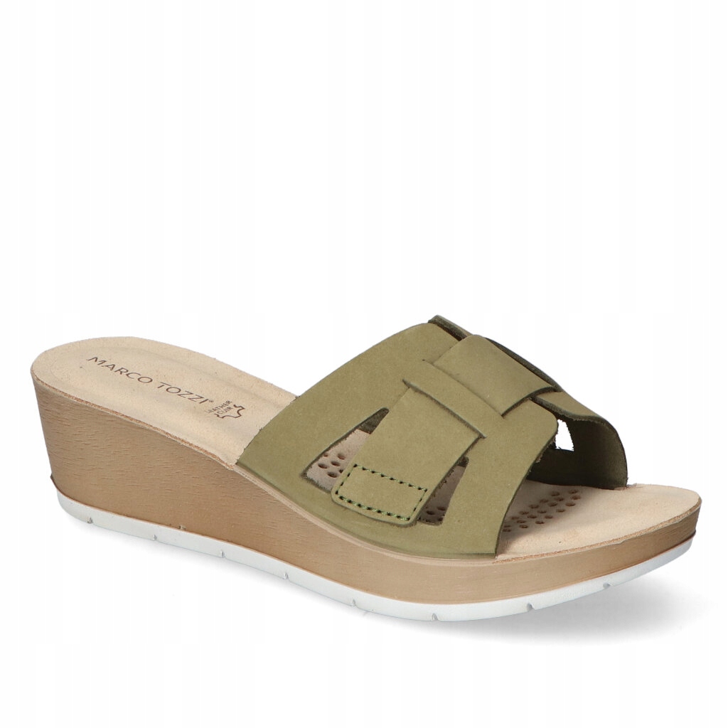 Nazouváky Marco Tozzi 2-27503-28/722 Olivové Nubuk