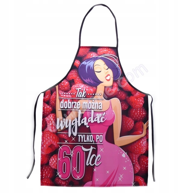 Fartuch kuchenny premium owoce 60 na prezent