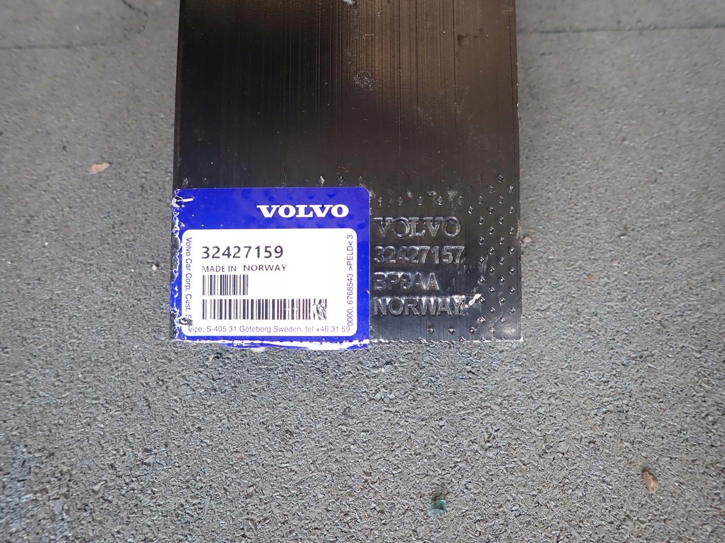 sider below bumper front VOLVO S90 III V90 II 2016- 32427157