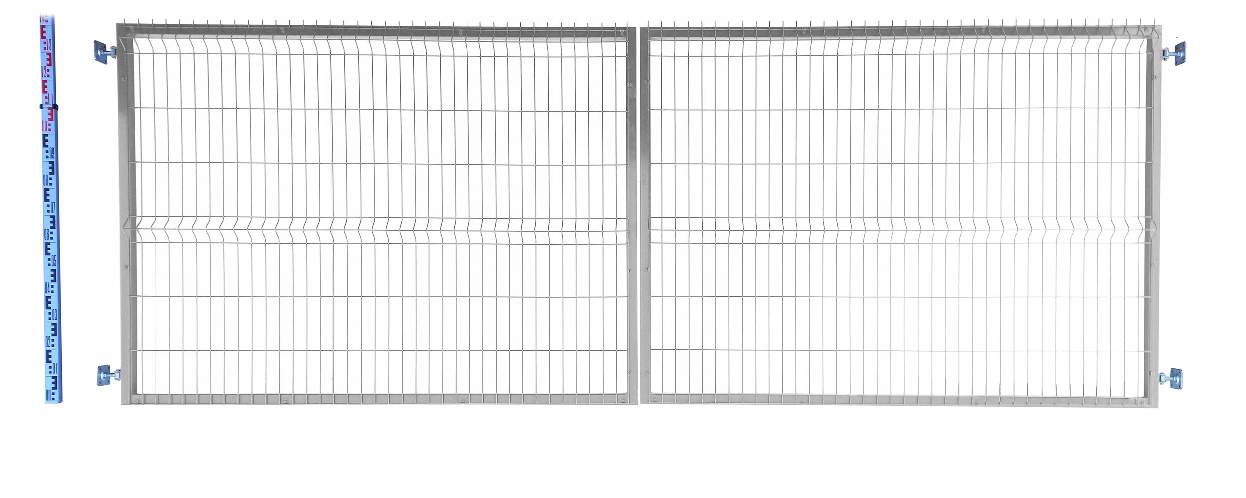 Brána Pletivové 140cm pozinkovaná Panelová pozinkovaná dvoukřídlá 143cm