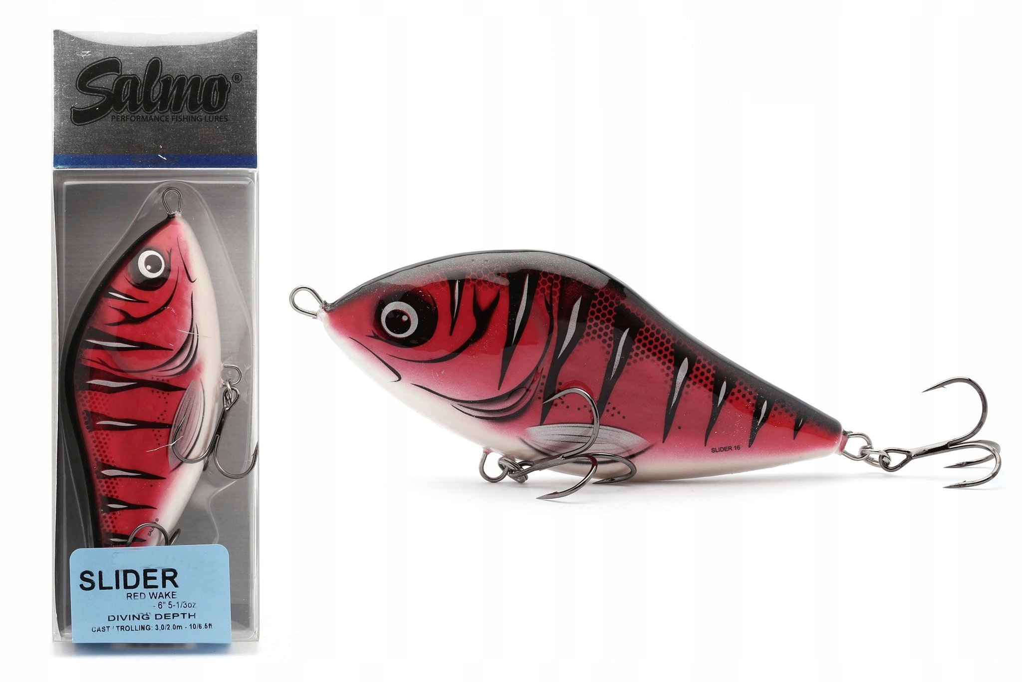 Wobler Salmo Slider 5cm Red Wake QSD444