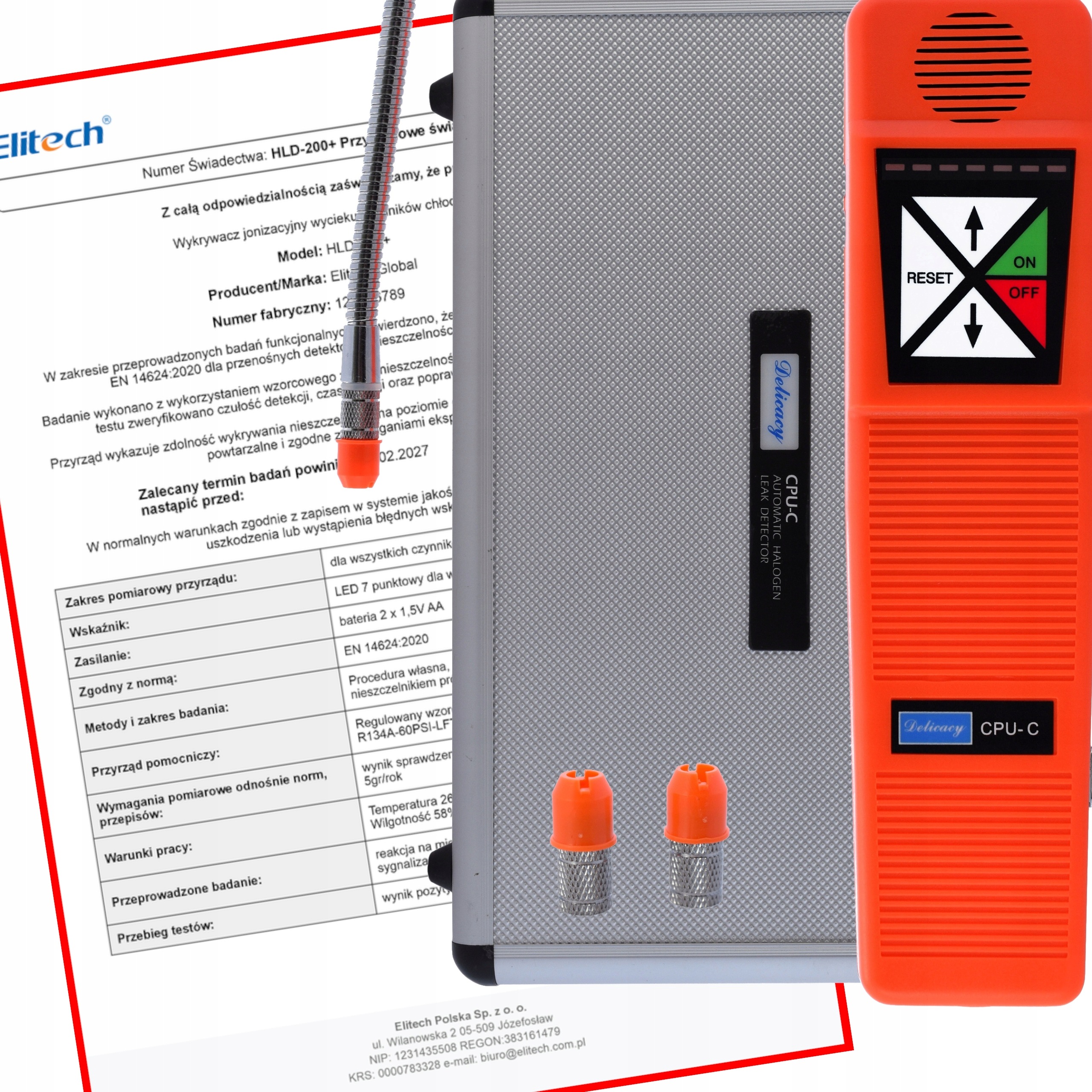 Detektor netěsností klimatizace F-gaz R134a