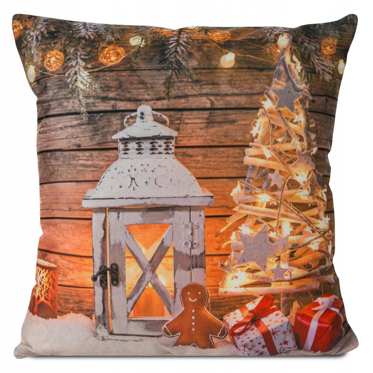 

Pokrowiec świąteczny na poduszkę jasiek 40x40 cm