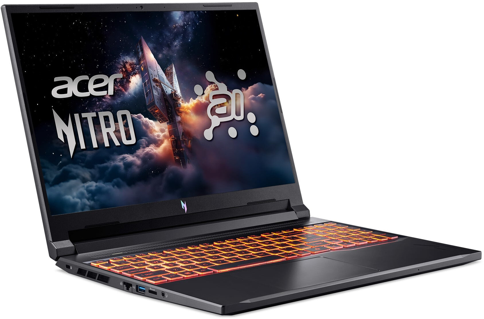 Acer Nitro V 16 AI ANV16-42 16" 180Hz R7 260 16GB RAM 1TB Dysk SSD RTX5060 DLSS4 Win11 Czarny Funkcje AI