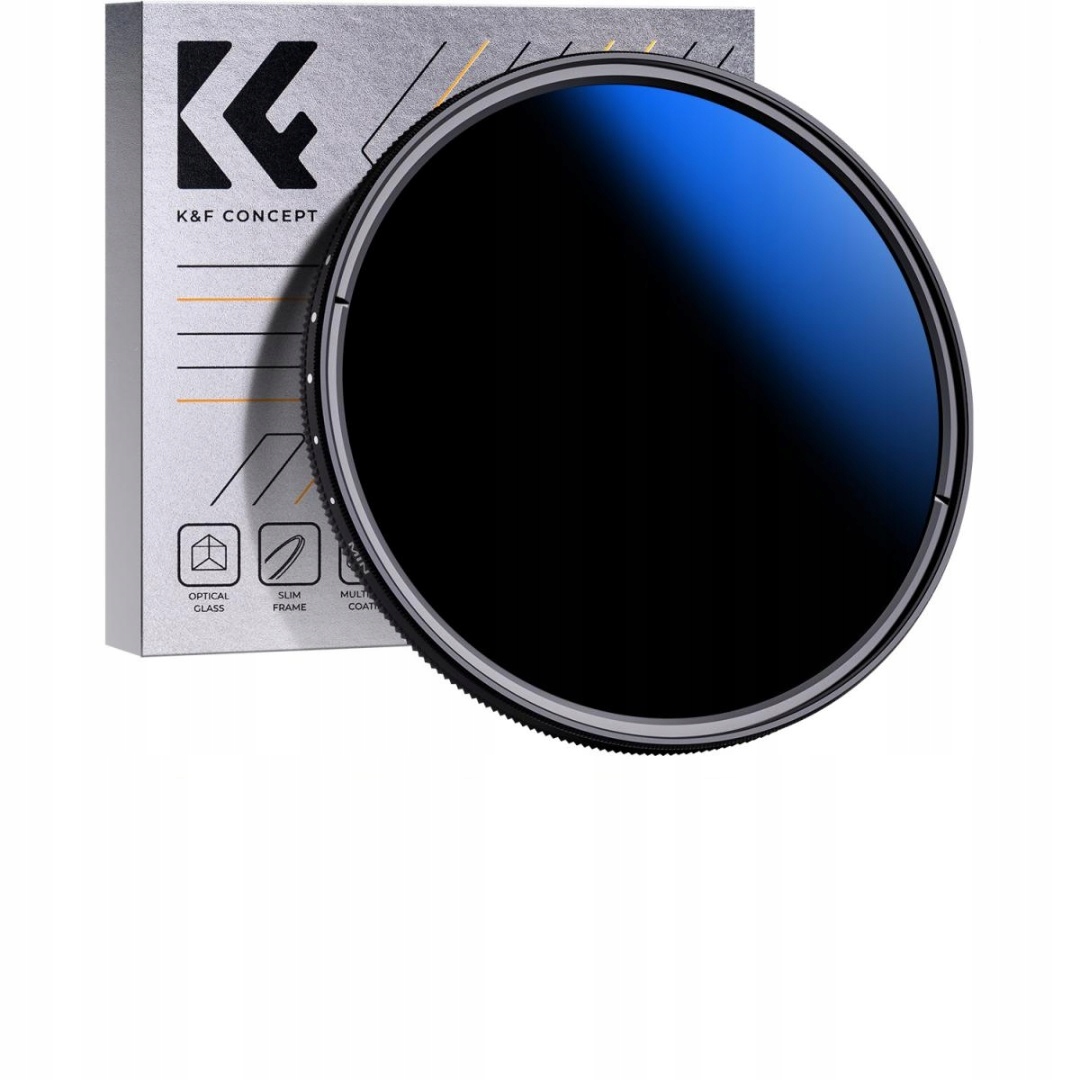 Nastavitelný Fotografický Filtr Nano-k K&f Concept ND2-ND2000 55 MM