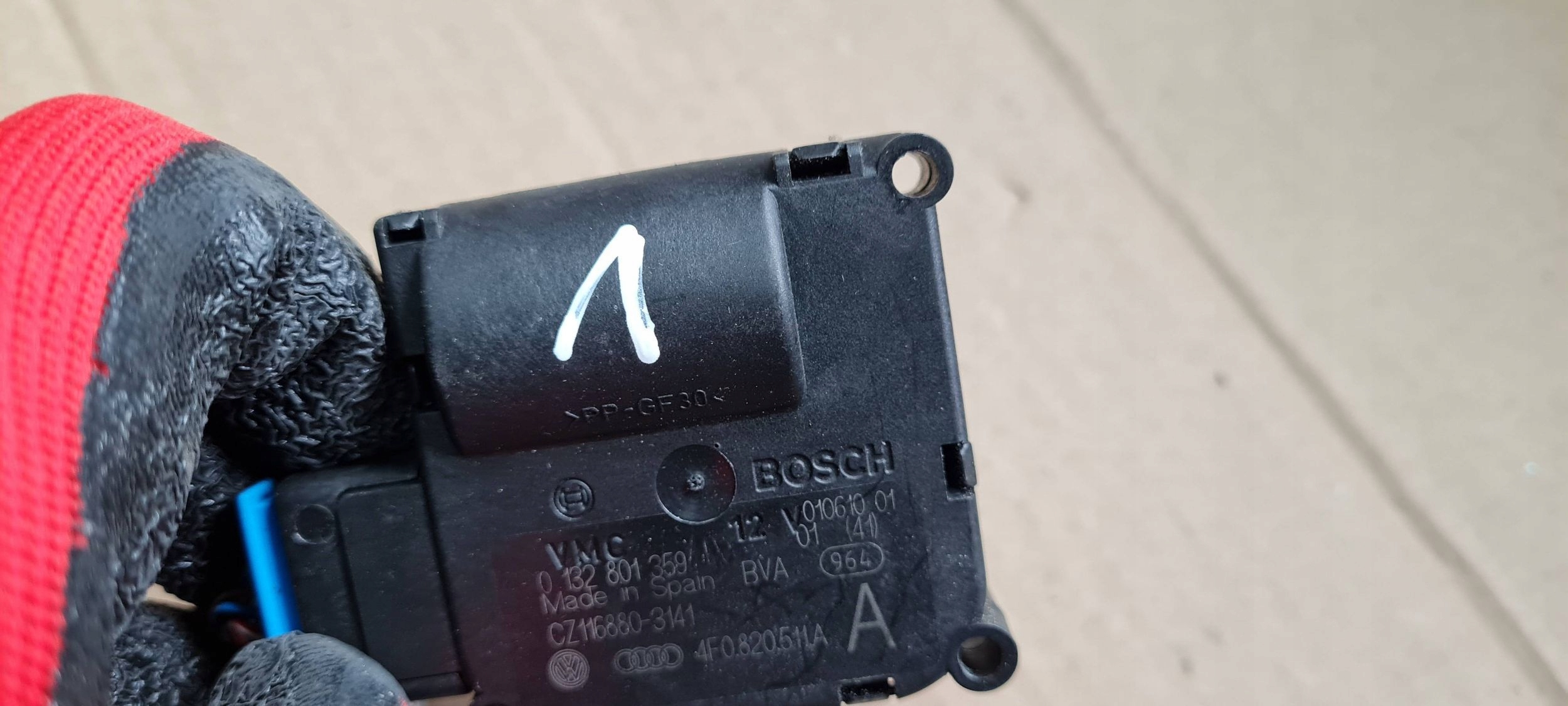 A6 C6 LIFT Micro moteur Bouches buses Bloc de chauffage complet 4F0820511A