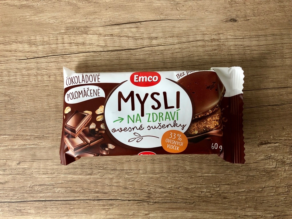 Levně Emco Mysli sušenky Čokoláda 24x 60g
