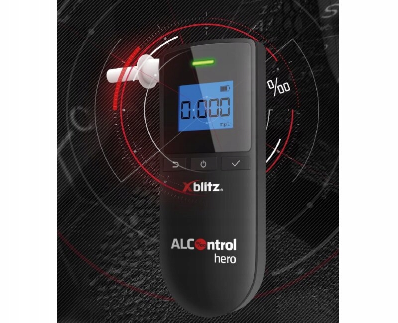 Alkomat XBLITZ Hero ALControl elektrochemiczny Model HERO