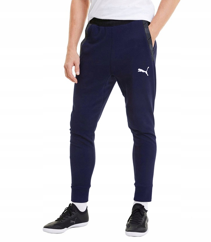 2537 Pánské Puma Kalhoty S Kapsami Na Zip, Bavlněné Teplákové Kalhoty, 2XL