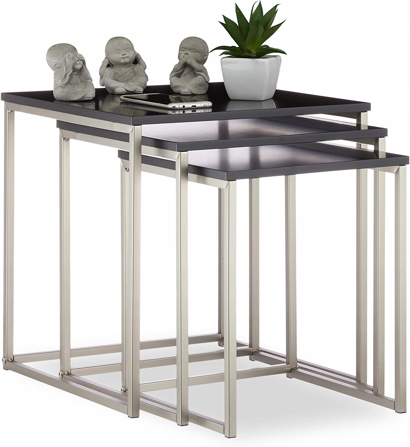 Čtvercový pomocný stolek komplet 3ks Rexdays