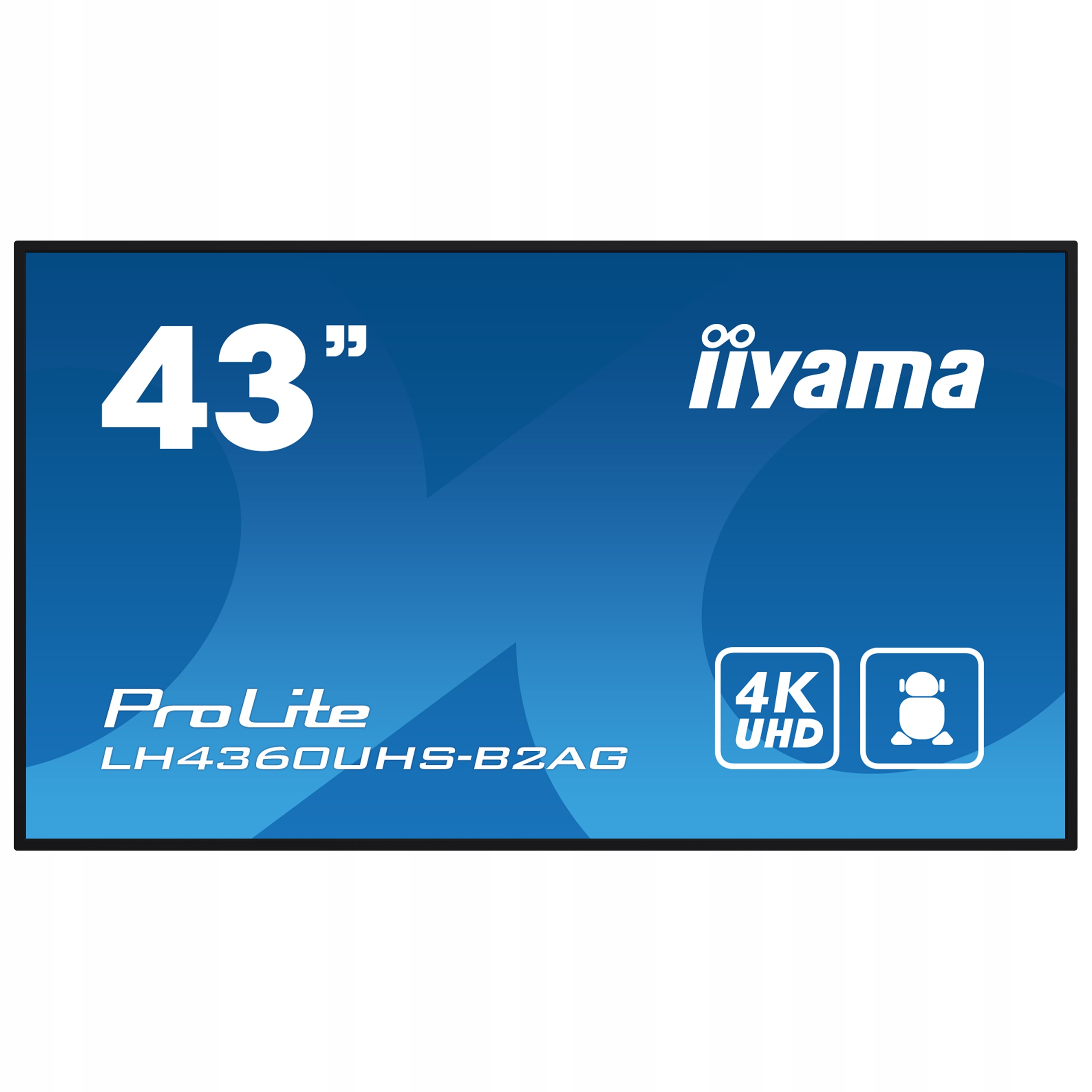 Monitor 43" iiyama ProLite LH4360UHS-B2AG Digital Signage Eled Va 4K Hdmi