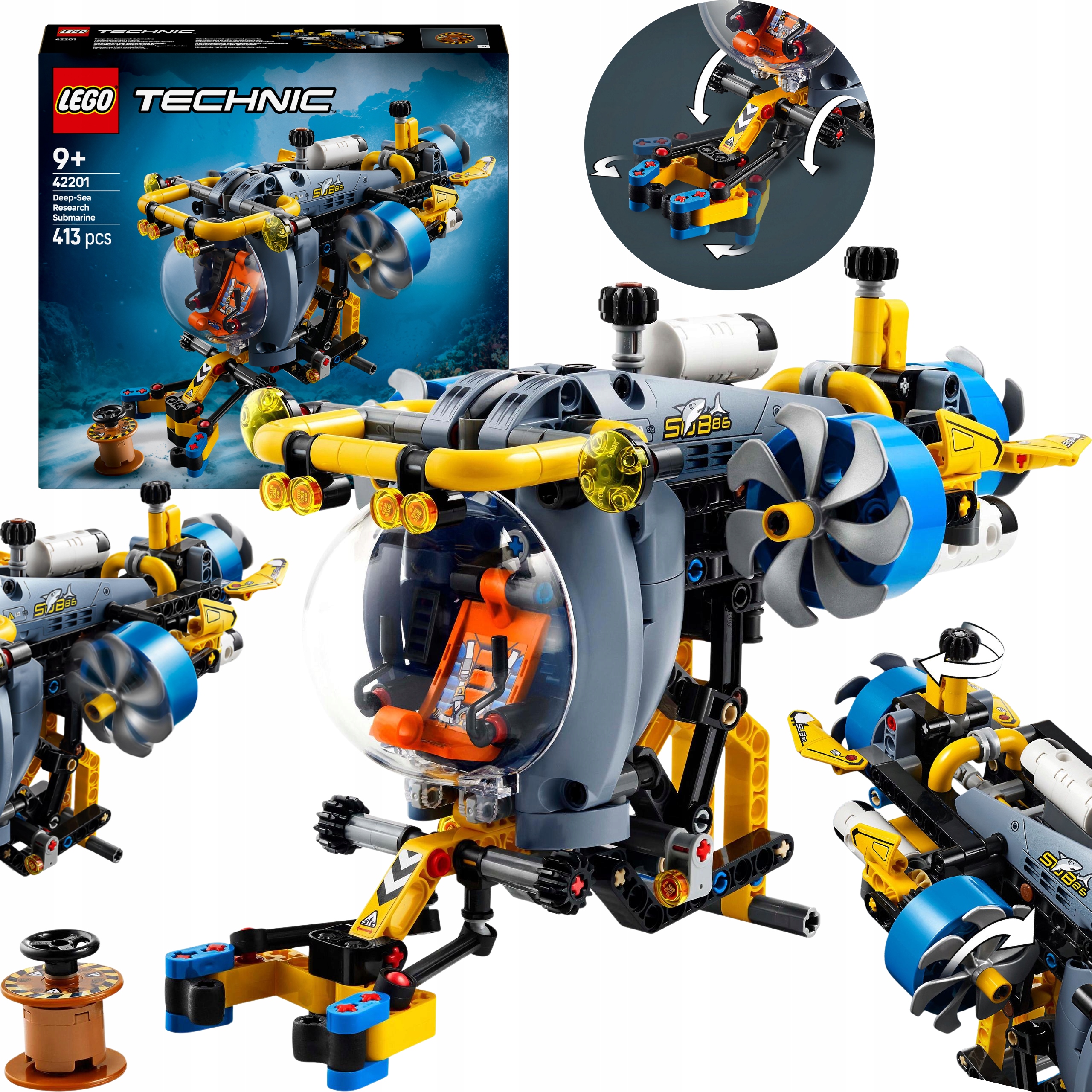 Lego Technic Łódź Podwodna Zestaw Klocków Boże Narodzenie Premium