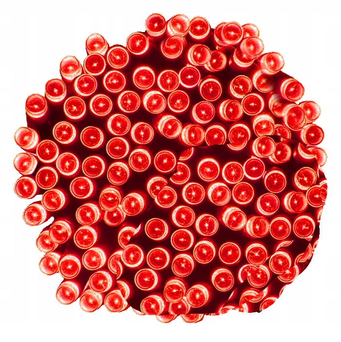 

lampki Choinkowe Led 300 czerwone prog 18m Złączka