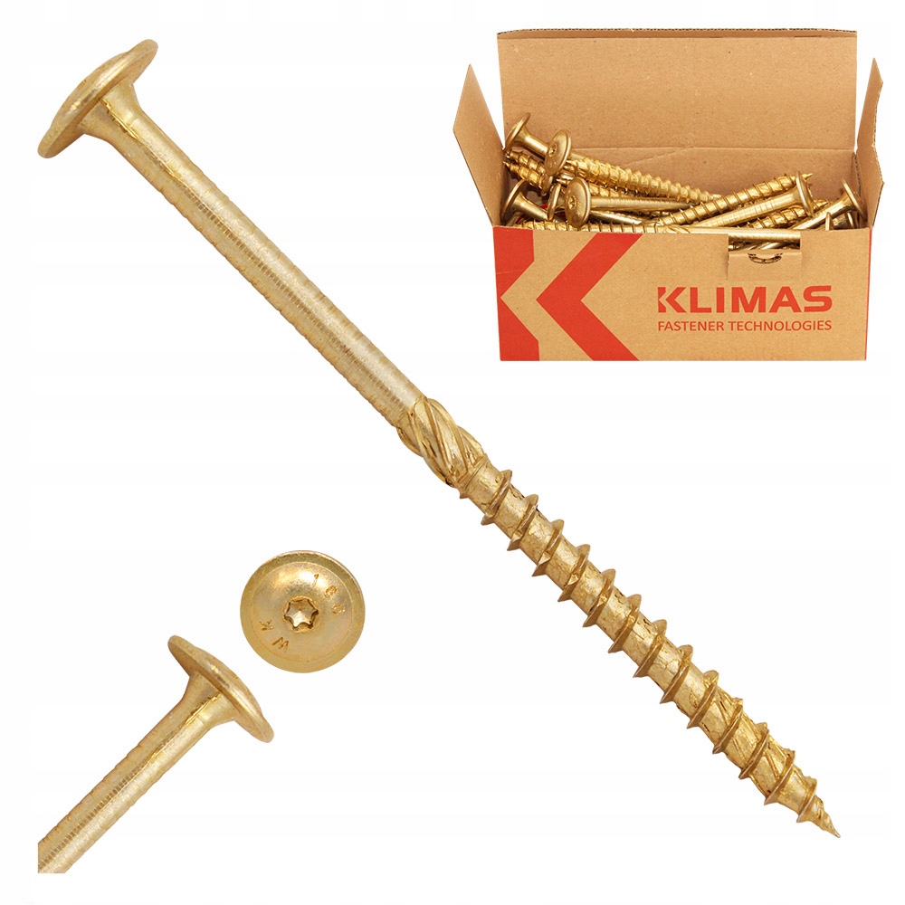 

Wkręty Ciesielskie Talerzowe Torx 10x160 25szt