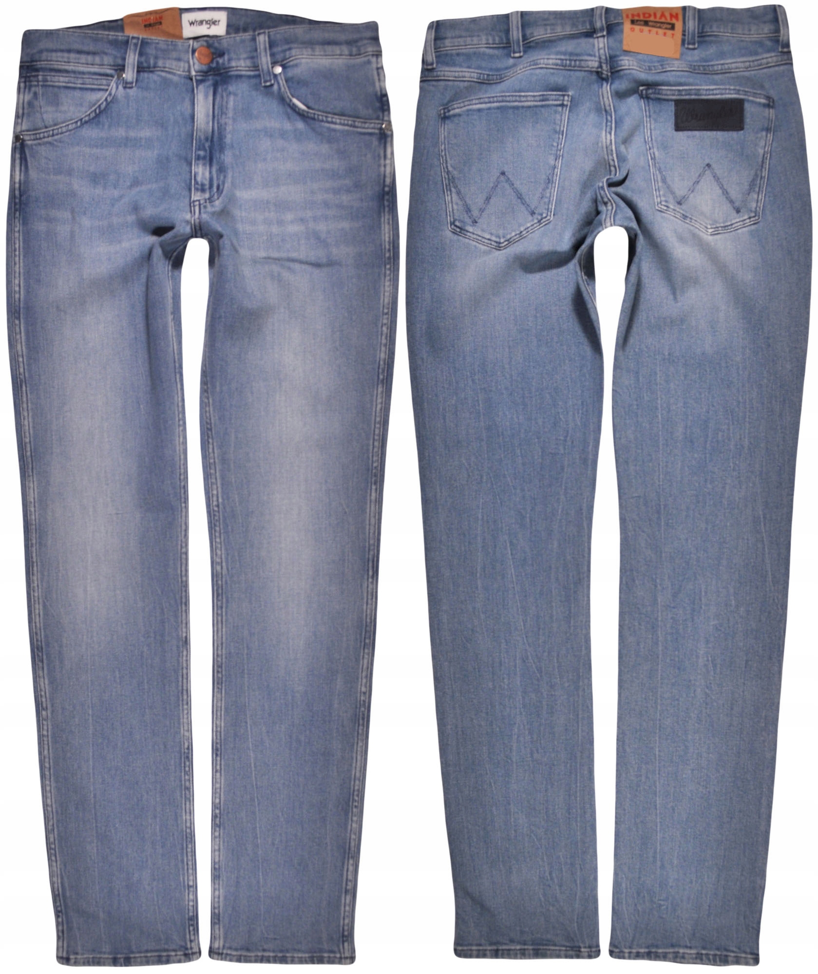 Wrangler kalhoty Straight regular Blue jeans Greensboro W42 L34