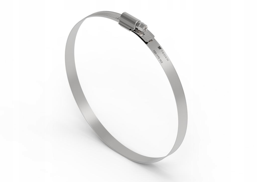 Opaska ślimakowa 150-170 nierdzewna 12mm Teger