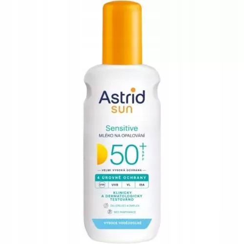 Astrid Sun Kids Mléko na opalování ve spreji Sensitive OF50+ 150 ml