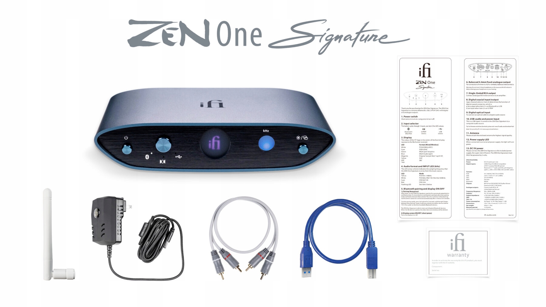 iFi Audio ZEN One Signature - Bluetooth / Hub DAC Konwerter DAC IFI Marka IFI Audio