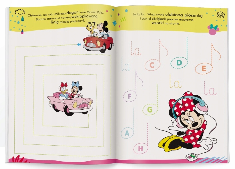 SZLACZKI I LITERKI. MYSZKA MINNIE 4+ Gatunek Książki do nauki czytania, pisania i liczenia