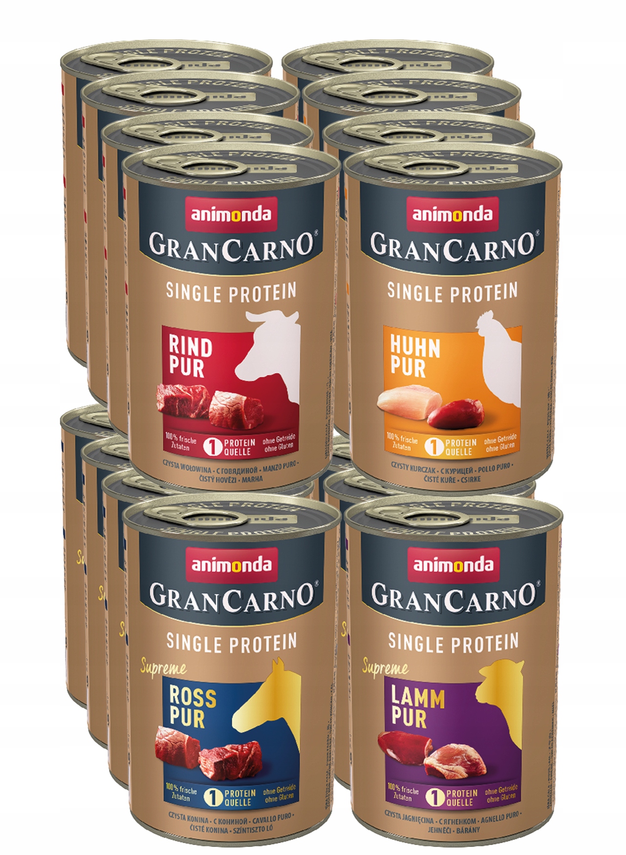 Levně Animonda Single Protein Supreme MIX Set 400 g x 16