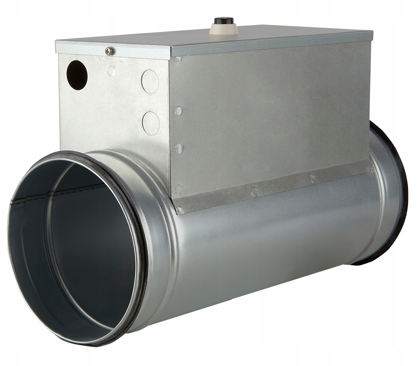 Elektrický kanálový ohřívač 200 mm 2,4 kW pro rekuperátor