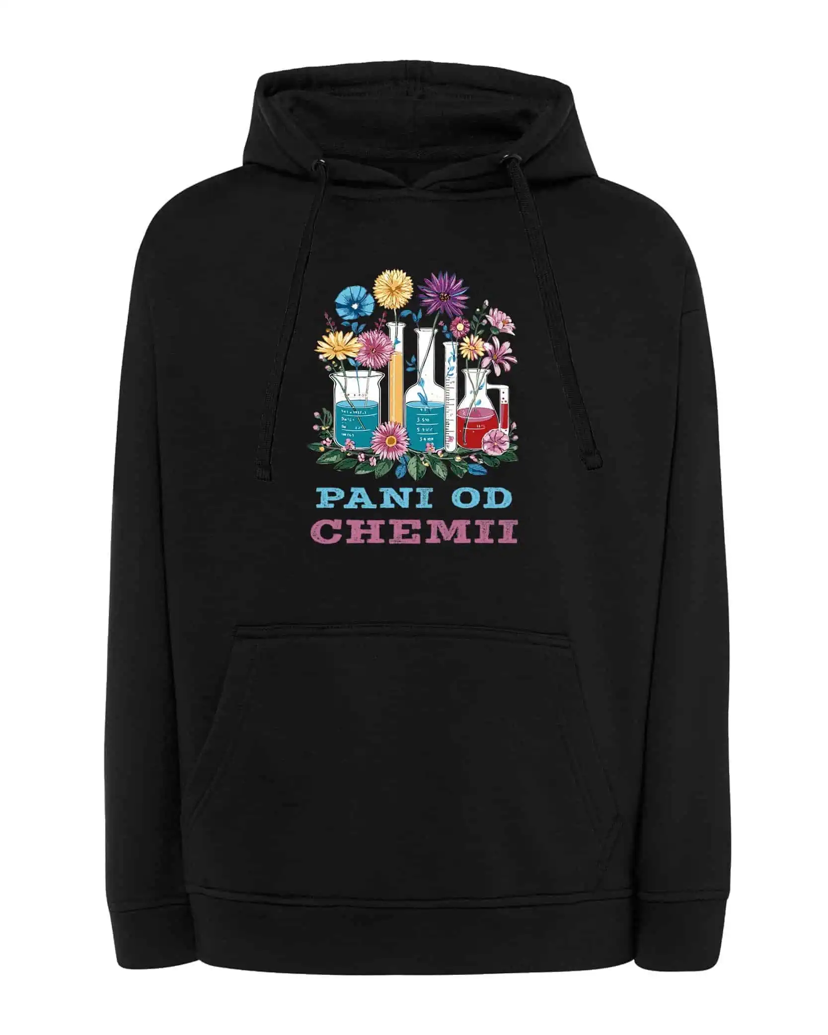 Mikina s kapucí Den učitelů Chemie pro učitelku Černá M