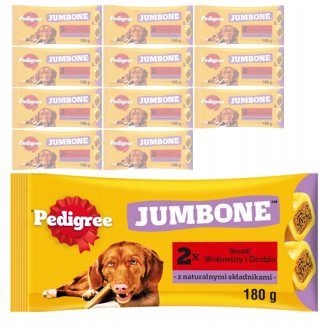 Levně Pedigree Jumbone Pamlsek Kousátko Pro Psa S Hovězím Masem 12x180g