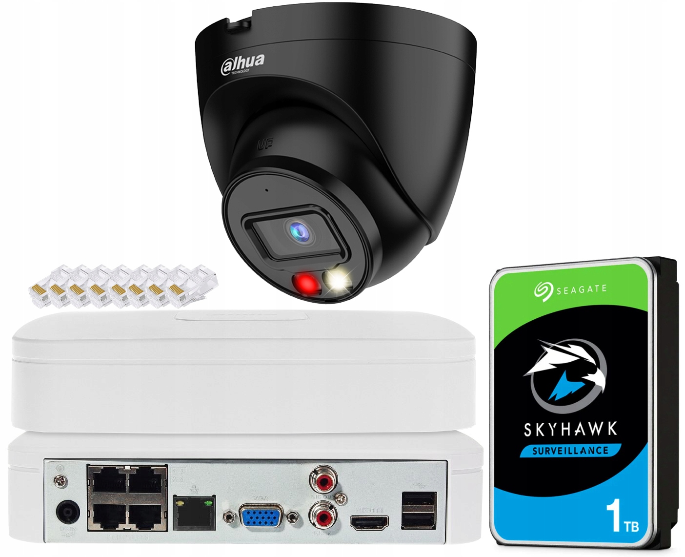 Monitorovací sada Dahua Bez kabelu Kamera 4MPx Detekce Ai Ir/led 30 m