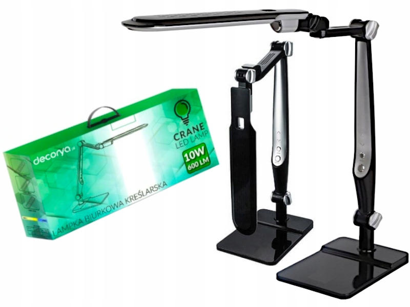 Led stolní lampa Silná, pevná, vhodná na psací stůl
