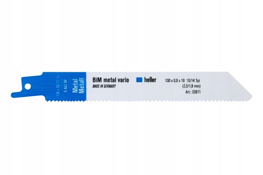 Pilový List na kov Heller BiM metal vario 0,9x19x130 mm 5 kusů