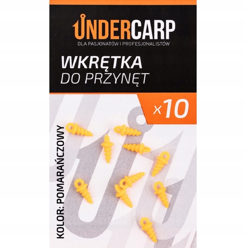 Undercarp Wkrętka do przynęt pomarańczowa