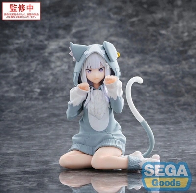 Re:Zero Starting Life in Another World Figure Emilia Mofumofu Pack 11 cm