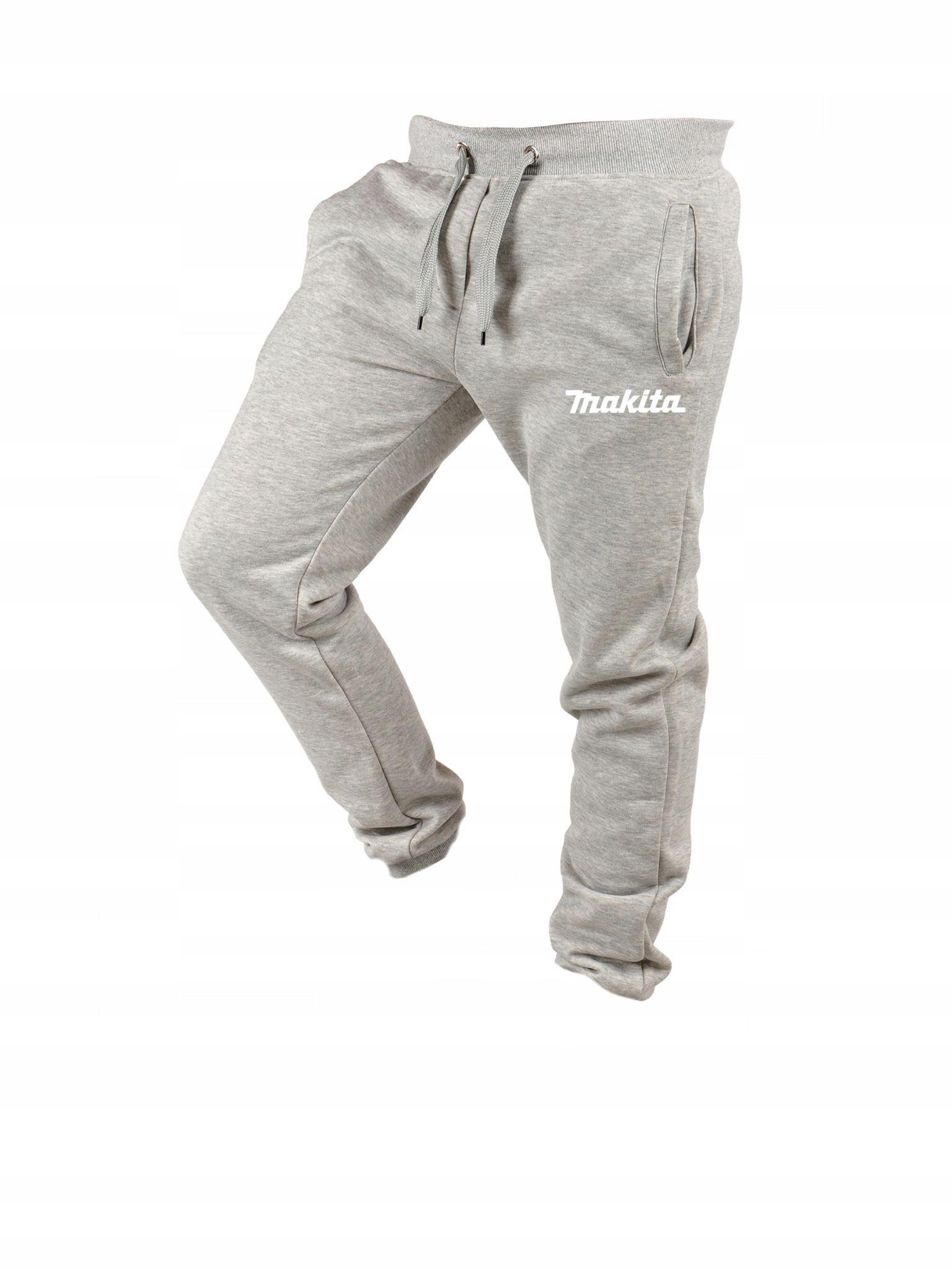 

Spodnie Dresowe Makita Męskie Bawełniane Szare XXL